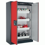ARMOIRE SÉCURITÉ Q-CLASSIC-90 Q90.195.120 GRIS/ROUGE
