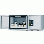 ARMOIRE SÉCURITÉ UB-ST-90 UB90.060.140.050.S2T GRIS - ASECOS