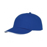 CASQUETTE SANDWICH 5 PANNEAUX STYX BLEU - CASQUETTES ET BONNETS PUBLICITAIRES