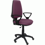 CHAISE ELCHE CP BRAS FIXE ROUE PARQUET - VIOLET