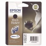 EPSON CARTOUCHE D'ENCRE PLUME T0321 NP (C13T03214010) - DURABRITE - COULEUR: NOIR