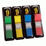 MARQUE-PAGES ÉTROIT COULEURS CLASSIQUES POST-IT - DISTRIBUTEUR DE 140 FEUILLES