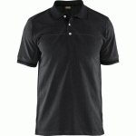 POLO BICOLORE NOIR/GRIS FONCÉ TAILLE 4XL - BLAKLADER