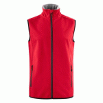 PRINTER TRIAL BODYWARMER HOMMES ROUGE - TAILLE XL