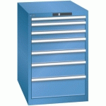 ARMOIRE BLEU CAP. 564X725X850 AVEC 7 TIR. 75KG _ 14.404.040 - LISTA