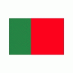 DRAPEAU PORTUGAL SANS ÉCUSSON : DIMENSIONS - 50 X 75 CM