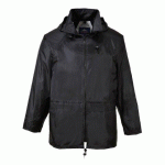 LOT DE 2 - PORTWEST S440 VESTE DE PLUIE CLASSIC NOIR - TAILLE 6XL