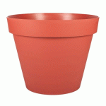 POT ROND ORANGE TERRE BATTUE - DIAMÈTRE 100 CM - 356 LITRES - TOSCANE 13634 EDA PLASTIQUES