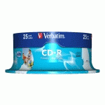 VERBATIM DATALIFEPLUS - CD-R X 25 - 700 MO - SUPPORT DE STOCKAGE