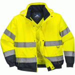 BLOUSON 2-EN-1 HAUTE-VISIBILITÉ C468 JAUNE XL - PORTWEST