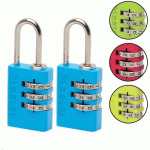 CADENAS À COMBINAISON ALUMINIUM 7620EUR - COLORÉ - MASTER LOCK