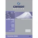 CANSON BOITE DE 100 FEUILLES OFFICE CANSON® NATURAL POWDER  FORMAT A4  COLORIS GRIS