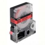 EPSON CASSETTE POUR LW-300/400/900P - LC3RBP9 COULEUR PASTEL NOIR SUR ROUGE 9/9 C53S624400