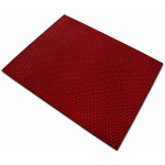 ETM - TAPIS HYGIÉNIQUE ANTIDÉRAPANT POUR LES ZONES PIEDS-NUS ROUGE 120 X 100 CM - ROUGE