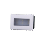 ETTROIT - LAMPE ENCASTRABLE LED 2.4W 220V ON/OFF BLANC CHAUD 3000K COMPATIBLE VIMAR PLANA COULEUR BLANC EV0323 - BLANC