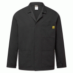 PORTWEST AS18 VESTE DE LABORATOIRE ESD NOIR - TAILLE 4XL