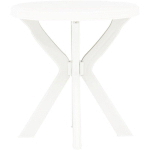 TABLE DE BISTRO BLANC Ø70 CM PLASTIQUE