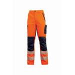 PANTALON DE TRAVAIL HAUTE VISIBILITÉ U-POWER ROY - M - ORANGE - ORANGE