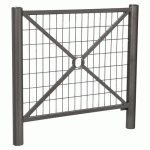 BARRIÈRE PROVINCE GRILLAGÉE 1.07 INOX BROS ZINC GRIS PROCITY - PROCITY