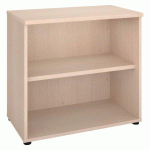 BIBLIOTHÈQUE HAUTEUR BUREAU ECLA H 75 X L 80 CM - CHÊNE CLAIR
