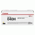 CANON 040H - TONER HAUTE CAPACITÉ ENCRE JAUNE POUR IMPRIMANTE LASER