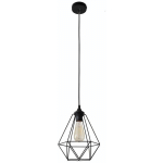 HELAM LIGHTING - HELAM KARO PLAFONNIER WIRE FRAME NOIR 24CM