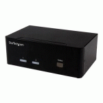 STARTECH.COM SWITCH KVM USB DOUBLE VGA À 2 PORTS AVEC HUB USB 2.0 À 2 PORTS