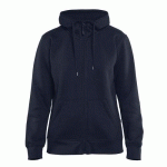 SWEAT ZIPPÉ À CAPUCHE FEMME MARINE TAILLE M - BLAKLADER