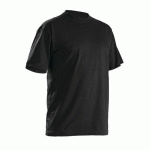T-SHIRTS COL ROND PACK X5 NOIR TAILLE M - BLAKLADER