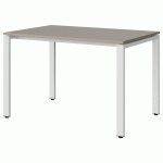 TABLE MALIBU 120X80 T6 SOUDÉ STR ABS GRIS U727/BLC 9016