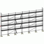 ECHAFAUDAGE DE MAÇON DCM-49 - LOT DE 190 M2