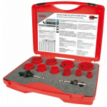 HSS BI-METALL HOLE SAW SAYS. RED.SUPER HSS 12 PC