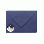 PAQUET DE 20 ENVELOPPES POLLEN 162X229MM 120G/M² - BLEU NUIT - LOT DE 3