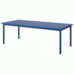 TABLE MALIBU 180X80 T3 4P STRA ABS BLEU U525/BLEU 5005