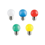 AMPOULE LED E27 MINI GLOBE 220V COULEUR VERT BLEU VIOLET BLANC CHAUD FROID 2W -BLANC FROID- - BLANC FROID