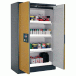 ARMOIRE SÉCURITÉ Q-PEGASUS-90 Q90.195.120.WDAC GRIS/JAUNE - MANUTAN COLLECTIVITÉS