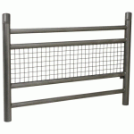 BARRIÈRE LINEA SPÉCIALE ECOLE 1.57 GRILL GALVA GRIS PROCITY - PROCITY