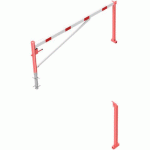 BARRIÈRE PIVOTANTE TRAVERSE SERRURE PROFILÉE-3000 MM - SCHAKE