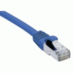 CORDON RJ45 CATÉGORIE 6A F/UTP LSOH SNAGLESS BLEU - 75 M