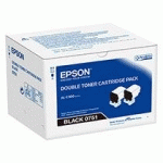 EPSON S050751 PACK 2 TONERS NOIR POUR IMPRIMANTE LASER