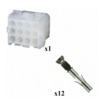 ERREBI GROUP - KIT CONNECTEUR MATE N LOK FEMELLE AVEC BORN FEMELLE 4X3 VOIES