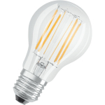 OSRAM - LED BASE CLASSIC A75, AMPOULES LED À FILAMENT CLAIR EN VERRE POUR CULOT E27, FORME AMPOULE, BLANC CHAUD (2700K), 1055 LUMENS, REMPLACE LES