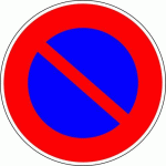 PANNEAU DE SIGNALISATION STATIONNEMENT INTERDIT-450MM-CL2 - KELIAS