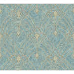 PAPIER PEINT 380942 MATA HARI LIVINGWALLS - BLEU, MARRON