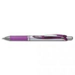 PENTEL ROLLER ENERGEL RÉTRACTABLE POINTE MOYENNE COLORIS VIOLET BL77-V