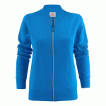 PRINTER JAVELIN SWEATSHIRT FULLZIP FEMMES BLEU OCÉAN - TAILLE L