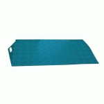 RAMPE DE SEUIL EN ALUMINIUM ALUCOLOR 34 CM BLEU