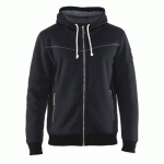 SWEAT ZIPPÉ À CAPUCHE DOUBLURE THERMIQUE NOIR TAILLE XXXL - BLAKLADER