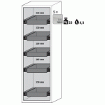 ARMOIRE SÉCURITÉ S-CLASSIC-90 S90.196.060.WDAS JAUNE