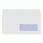 BOÎTE DE 500 ENVELOPPES 110X220 MM FORMAT DL AUTOCOLLANTE AVEC BANDE PROTECTRICE ET FENÊTRE